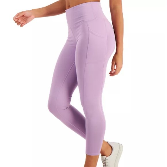 Icy Rose Legging High-Waist Side-Pocket 7/8 Length - Picture 1 of 13